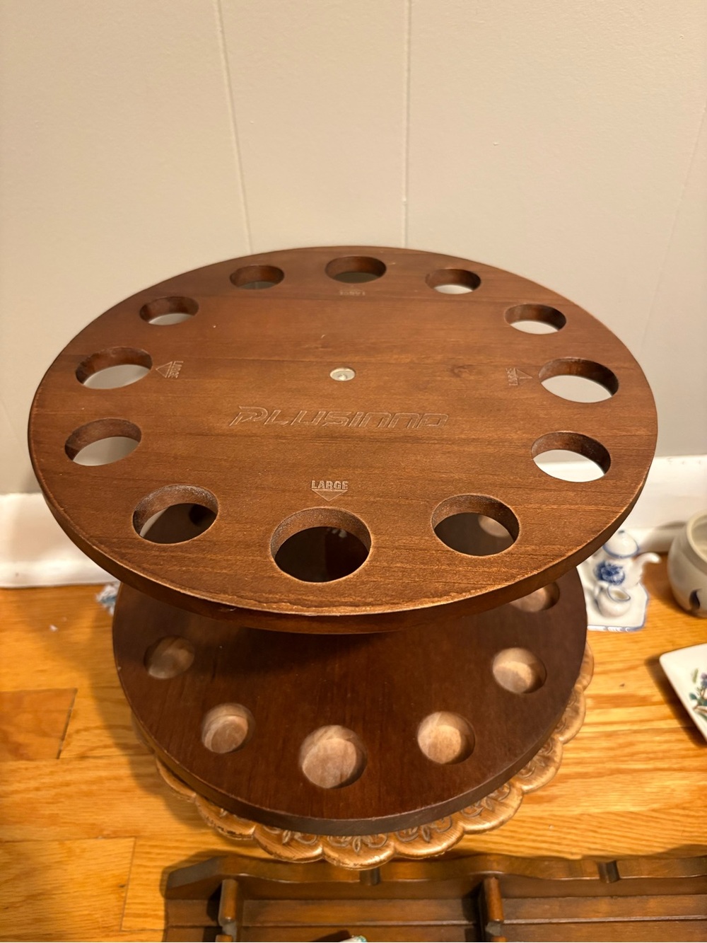 Wooden Fishing Rod Holder Great for other Decor as Well